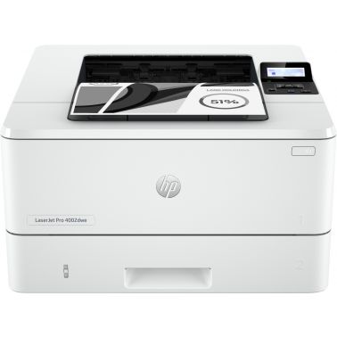 HP LaserJet Pro HP 4002dwe Printer, Black and white, Printer for Small medium business, Print, Wireless; HP+; HP Instant Ink eligible; Print from phone or tablet