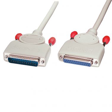 Lindy RS232 Cable 25pin M/F, 2m