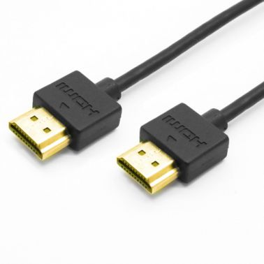 Cablenet 1.5m Slimline HDMI 1.4b Male-Male(4Kx2K@60Hz)Hi Speed+E 36AWG Blk PVC