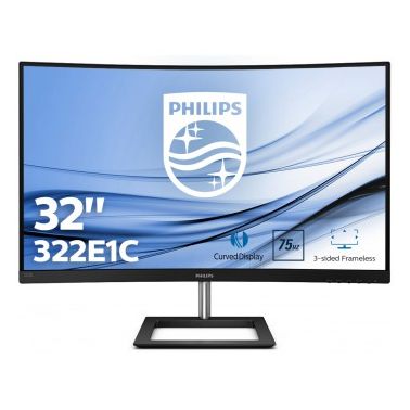 Philips E Line 322E1C/00 LED display 80 cm (31.5") 1920 x 1080 pixels Full HD LCD Black