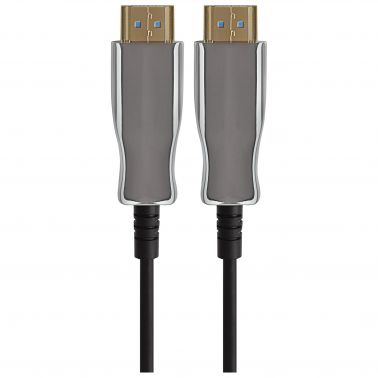 Maplin PRO HDMI to HDMI V2.1 8K Ultra HD 60Hz Fiber Optical Cable - Black, 15m