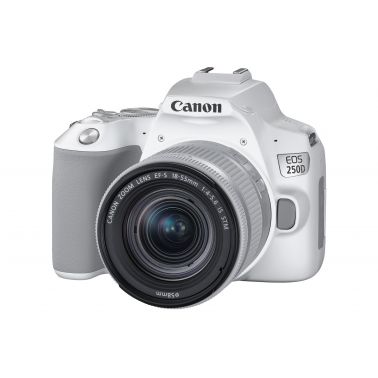 Canon EOS 250D SLR Camera White 18-55mm IS STM Lens