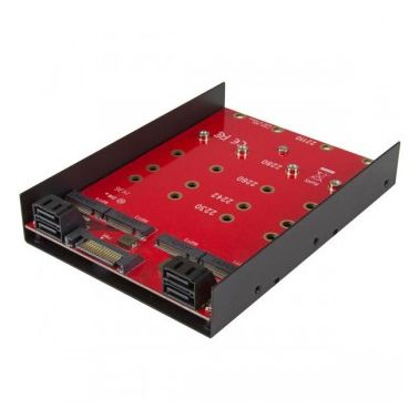 StarTech.com 4x M.2 SATA mounting adapter for 3.5in drive bay