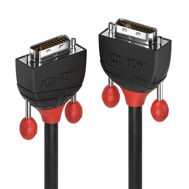 Lindy 1m DVI-D Dual Link Cable, Black Line