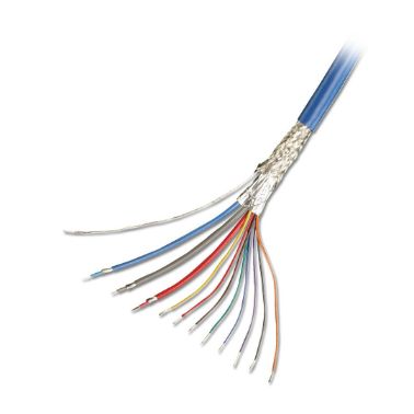 Lindy 37244 coaxial cable 100 m Blue
