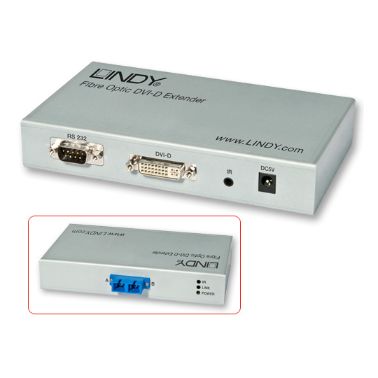 Lindy 38064 AV extender AV transmitter & receiver Silver