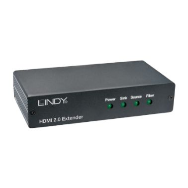 Lindy 38204 AV extender AV transmitter & receiver Black