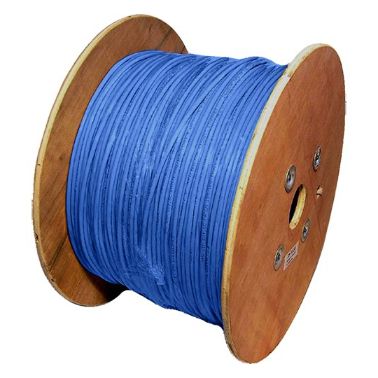 Cablenet Cat6a Blue S/FTP LSOH 26AWG Stranded Patch Cable 500m Reel