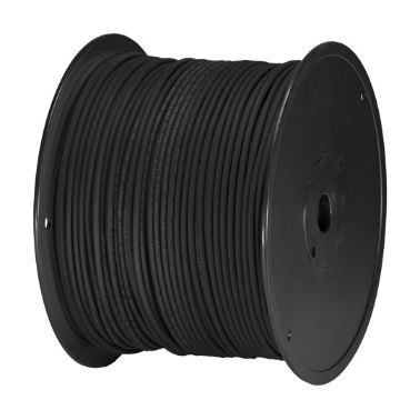Cablenet Cat5e Black U/UTP PVC 24AWG Stranded Patch Cable 305m Box