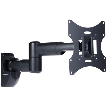 ProperAV Swing Arm TV Wall Bracket 23"- 43" Tilt 20 VESA Max 200x200 Dual Pivot Black