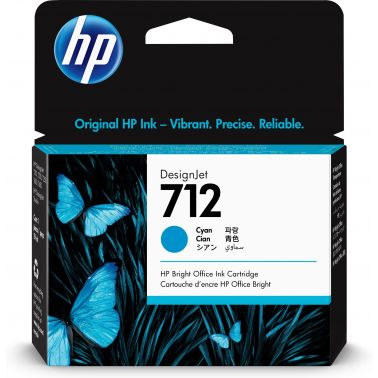 HP 3ED67A/712 Ink cartridge cyan 29ml for HP DesignJet T 200