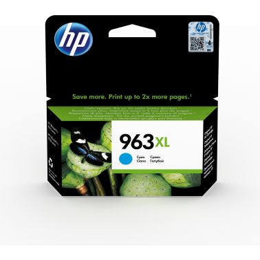 HP 3JA27AE/963XL Ink cartridge cyan high-capacity, 1.6K pages 22.77ml for HP OJ Pro 9010/e/9020/9020 e