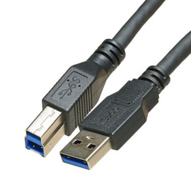 Cablenet 3m USB 3.0 Type A Male - USB 3.0 Type B Male Black Cable