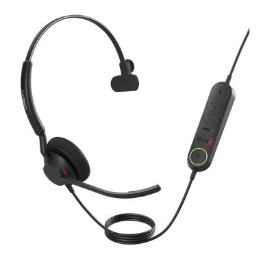 Jabra Engage 40 - (Inline Link) USB-A UC Mono - Wired - Office/Call center - 50 - 20000 Hz - 45 g - 