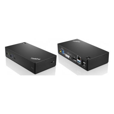 Lenovo 40A70045IT notebook dock/port replicator Wired USB 3.2 Gen 1 (3.1 Gen 1) Type-B Black