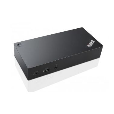 Lenovo 40A90090DK notebook dock/port replicator Wired USB 3.2 Gen 1 (3.1 Gen 1) Type-C Black