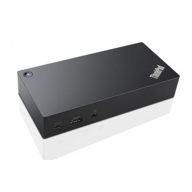 Lenovo 40A90090IT notebook dock/port replicator Wired USB 3.2 Gen 1 (3.1 Gen 1) Type-C Black