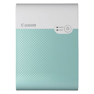 Canon SELPHY SQUARE QX10 Portable Colour Photo Wireless Printer, Mint Green