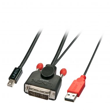 Lindy DVI-D / Mini-DisplayPort Cable 1m (UNIDIRECTIONAL)