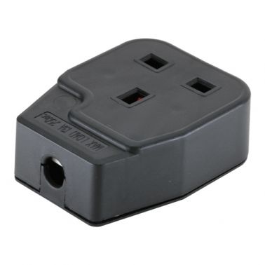 Cablenet UK Mains Socket 13Amp Rewireable Black (BS1363)