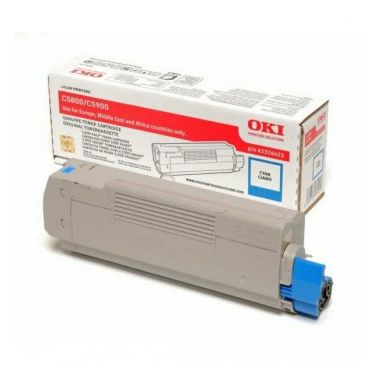 OKI 43324423 Toner cyan, 5K pages  5% coverage