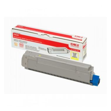 OKI 43487709 Toner yellow, 6K pages  5% coverage