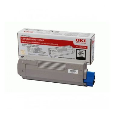 OKI 43865724 Toner black, 8K pages  5% coverage