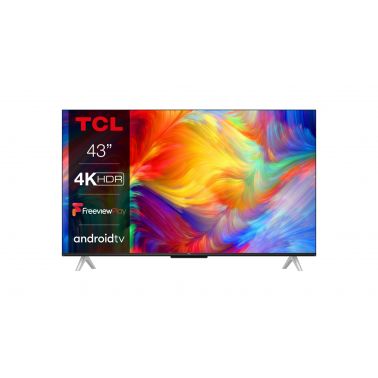 TCL 43P638K TV 109.2 cm (43") 4K Ultra HD Smart TV Wi-Fi Aluminium