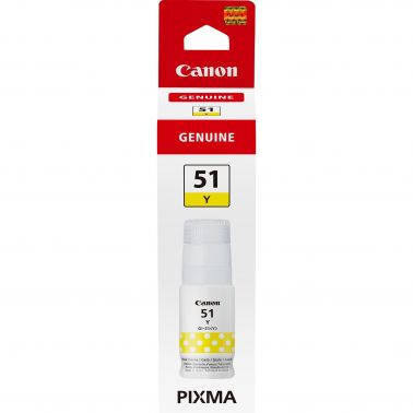 Canon 4548C001/GI-51Y Ink bottle yellow, 7.7K pages 70ml for Canon Pixma G 1520/1530