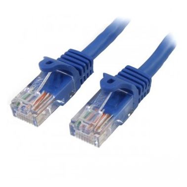 StarTech.com Cat5e Ethernet Patch Cable with Snagless RJ45 Connectors - 10 m, Blue