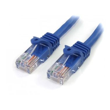 StarTech.com Cat5e Patch Cable with Snagless RJ45 Connectors - 5 m, Blue