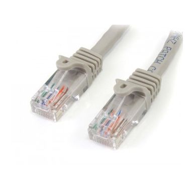 StarTech.com Cat5e Patch Cable with Snagless RJ45 Connectors - 5 m, Grey