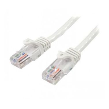 StarTech.com 45PAT5MWH networking cable 5 m Cat5e U/UTP (UTP) White