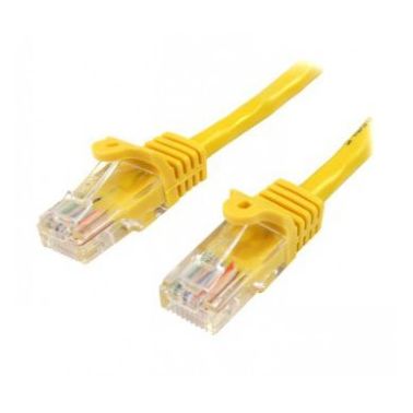 StarTech.com 45PAT5MYL networking cable 5 m Cat5e U/UTP (UTP) Yellow