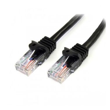 StarTech.com Cat5e Ethernet Patch Cable with Snagless RJ45 Connectors - 7 m, Black