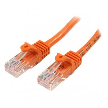 StarTech.com Cat5e Ethernet Patch Cable with Snagless RJ45 Connectors - 7 m, Orange