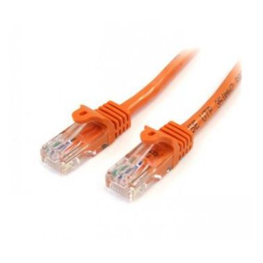 StarTech.com 3 ft Orange Snagless Category 5e (350 MHz) UTP Patch Cable networking cable 0.91 m