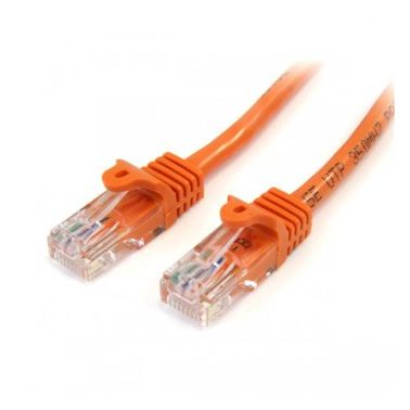 StarTech.com Cat5e patch cable with snagless RJ45 connectors �� 6 ft, orange