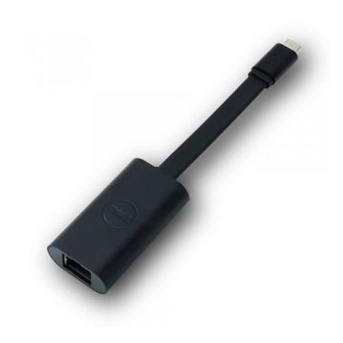 DELL 470-ABND cable interface/gender adapter Gigabit Ethernet USB Type-C Black