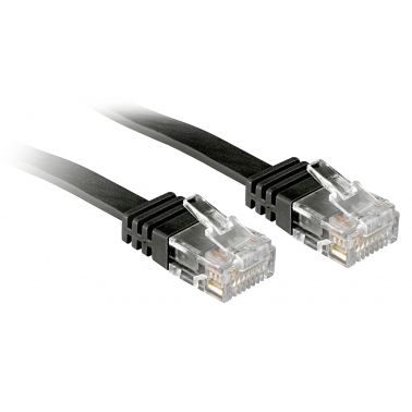 Lindy 5m Cat.6 networking cable Black 10 m Cat6