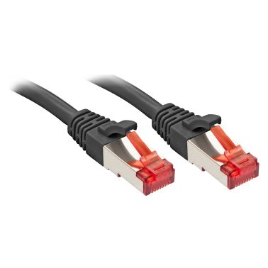 Lindy RJ-45/RJ-45 Cat6 10m networking cable Black S/FTP (S-STP)