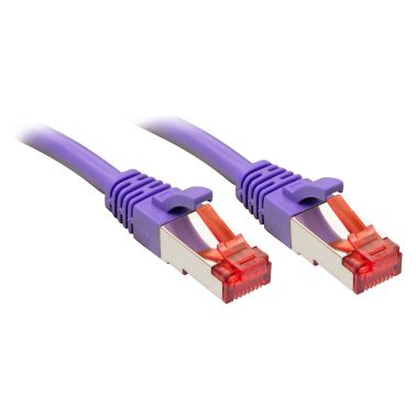 Lindy Rj45/Rj45 Cat6 2m networking cable Violet S/FTP (S-STP)