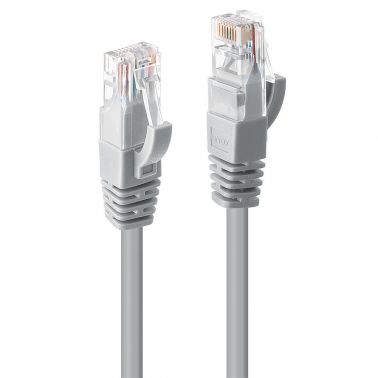 Lindy 0.5m Cat.6 U/UTP Cable, Grey