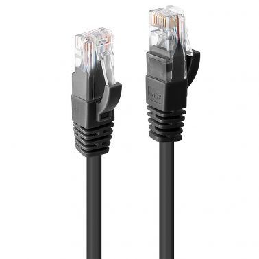 Lindy 15m Cat.6 U/UTP Cable, Black