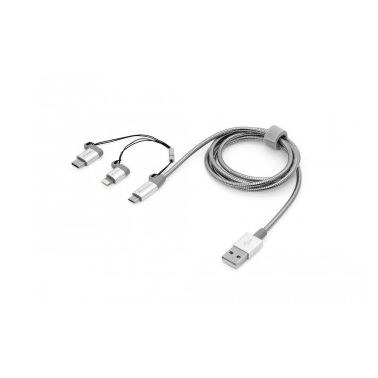 Verbatim 48870 USB cable 1 m USB A Micro-USB B Aluminium,Grey