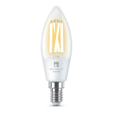 4lite Wiz Connected C35 E14 Filament Bulb Clear