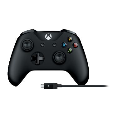 Microsoft 4N6-00002 Gaming Controller Gamepad PC, Xbox One Bluetooth/USB Black