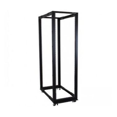 StarTech.com 42U Adjustable Depth Open Frame 4 Post Server Rack Cabinet - Flat Pack w/ Casters, Levelers and Cable Management Hooks