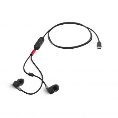 Lenovo 4XD1C99220 headphones/headset Wired In-ear Music/Everyday USB Type-C Black