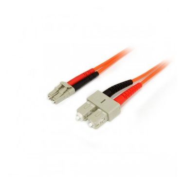 StarTech.com Fiber Optic Cable - Multimode Duplex 50/125 - LSZH - LC/SC - 1 m